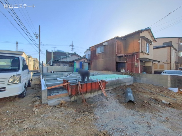 愛知県名古屋市北区六が池町の新築戸建て基礎写真 2026年2月8日撮影