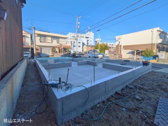 愛知県名古屋市北区六が池町の新築戸建て基礎写真 2026年2月8日撮影