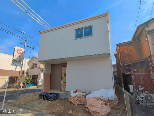 愛知県名古屋市北区六が池町の新築戸建て外構写真 2026年3月23日撮影