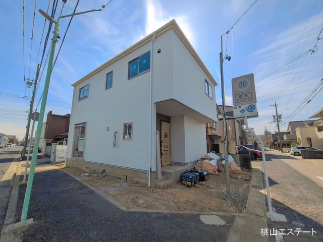 愛知県名古屋市北区六が池町の新築戸建て外構写真 2026年3月23日撮影