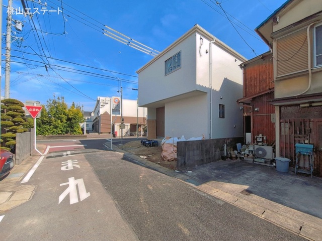 愛知県名古屋市北区六が池町の新築戸建て外構写真 2026年3月23日撮影