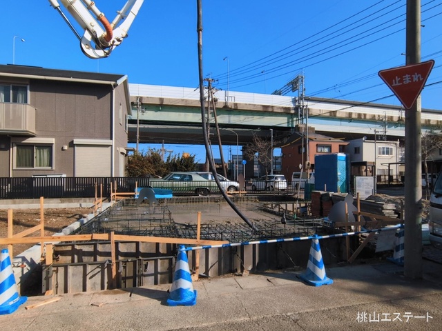 愛知県名古屋市西区長先町の新築戸建て基礎写真 2026年3月4日撮影