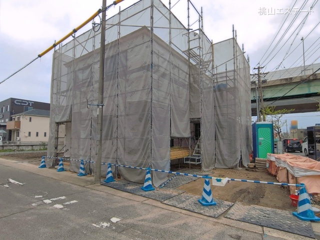 愛知県名古屋市西区長先町の新築戸建てシート写真 2026年3月31日撮影