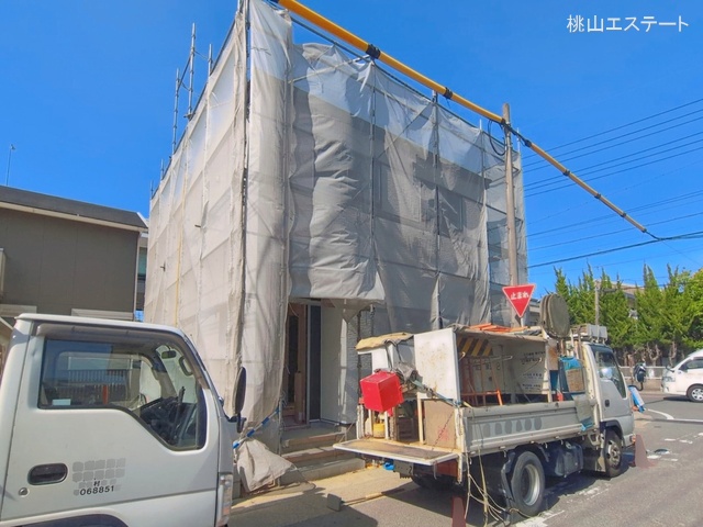 愛知県名古屋市西区長先町の新築戸建てシート写真 2026年4月20日撮影