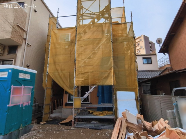 愛知県名古屋市北区金城２丁目の新築戸建て上棟写真 2026年3月1日撮影