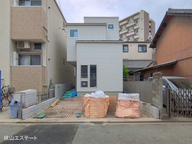 愛知県名古屋市北区金城２丁目の新築戸建て外構写真 2026年4月14日撮影