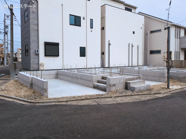 愛知県名古屋市昭和区折戸町3丁目の新築戸建て基礎写真 2026年3月5日撮影