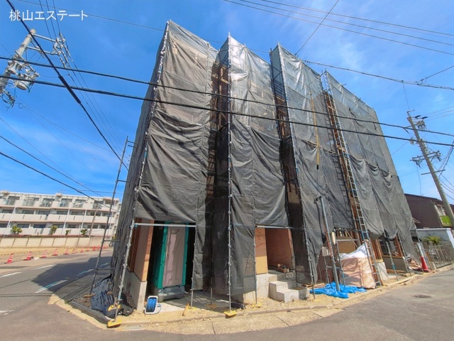愛知県名古屋市昭和区折戸町3丁目の新築戸建て上棟写真 2026年3月23日撮影
