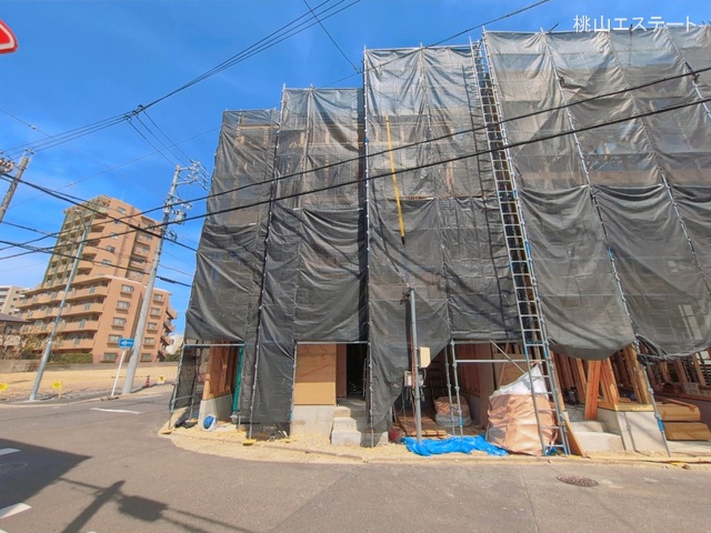 愛知県名古屋市昭和区折戸町3丁目の新築戸建て上棟写真 2026年3月23日撮影