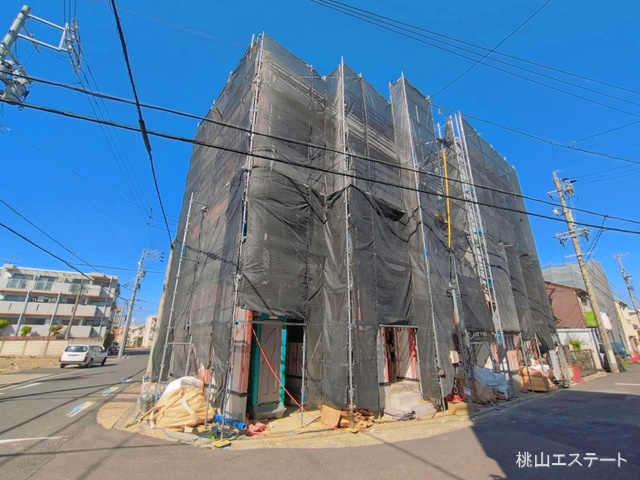 愛知県名古屋市昭和区折戸町3丁目の新築戸建てシート写真 2026年4月15日撮影