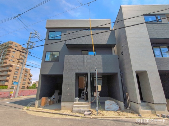 愛知県名古屋市昭和区折戸町3丁目の新築戸建て外構写真 2026年5月12日撮影