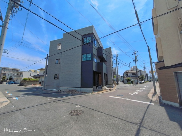 愛知県名古屋市昭和区折戸町3丁目の新築戸建て外構写真 2026年5月12日撮影