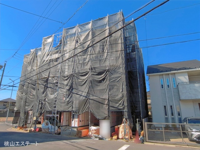 愛知県名古屋市昭和区折戸町3丁目の新築戸建てシート写真 2026年4月15日撮影