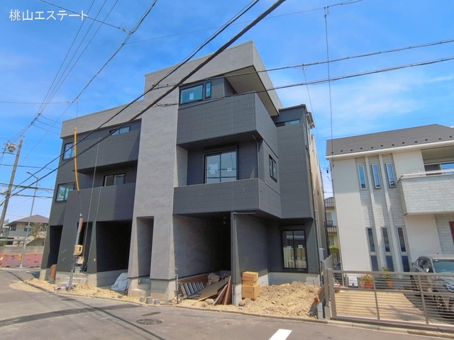 愛知県名古屋市昭和区折戸町3丁目の新築戸建て外構写真 2026年5月12日撮影