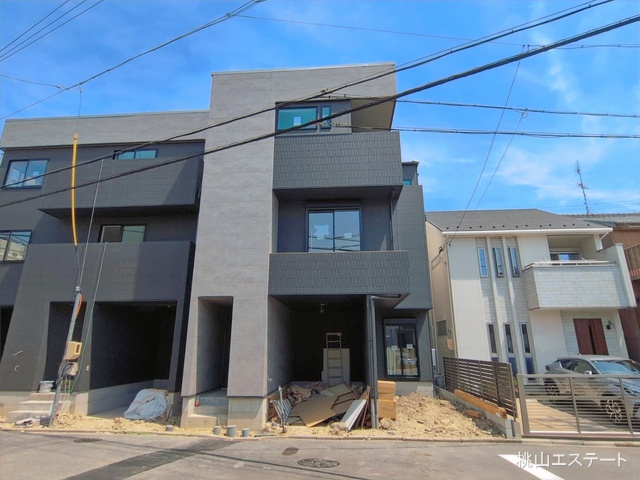 愛知県名古屋市昭和区折戸町3丁目の新築戸建て外構写真 2026年5月12日撮影