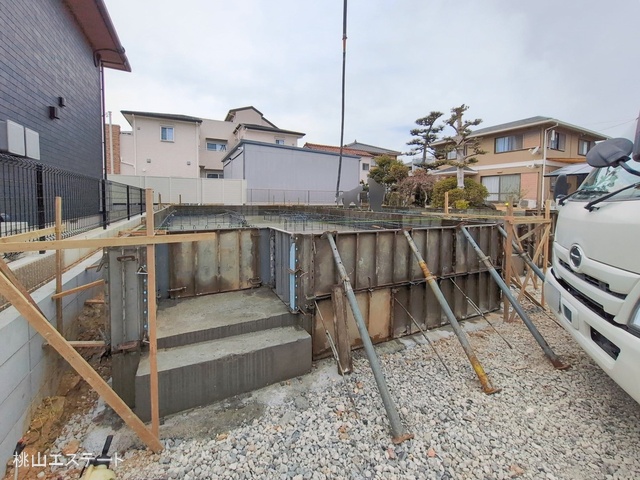 愛知県名古屋市瑞穂区村上町３丁目の新築戸建て基礎写真 2026年2月9日撮影
