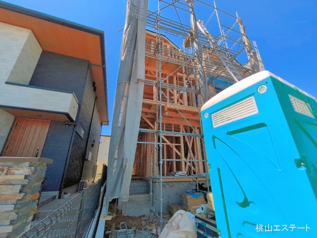 愛知県名古屋市瑞穂区村上町3丁目の新築戸建て上棟写真 2026年3月26日撮影