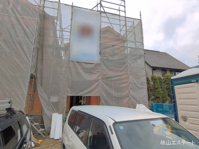 愛知県名古屋市港区東茶屋１丁目の新築戸建て上棟写真 2026年4月8日撮影