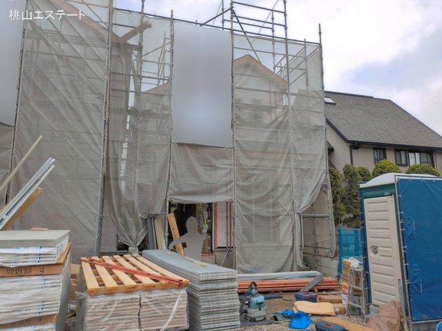 愛知県名古屋市港区東茶屋１丁目の新築戸建てシート写真 2026年4月16日撮影