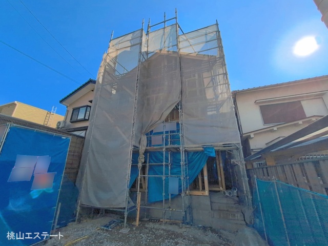 愛知県名古屋市緑区鳴海町字中汐田の新築戸建て上棟写真 2026年3月22日撮影