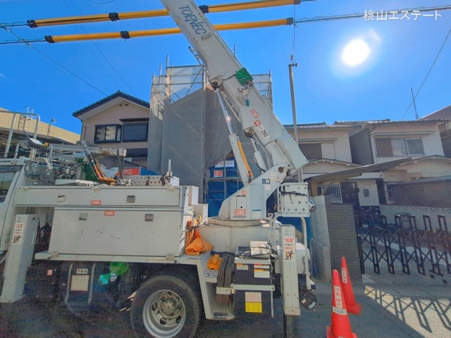 愛知県名古屋市緑区鳴海町字中汐田の新築戸建て上棟写真 2026年3月22日撮影