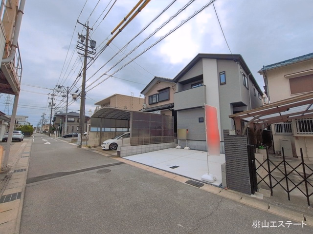 愛知県名古屋市緑区鳴海町字中汐田の新築戸建て完成写真 2026年6月4日撮影