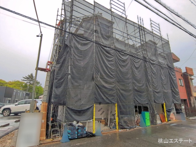 愛知県名古屋市南区鳥栖1丁目の新築戸建てシート写真 2026年4月14日撮影