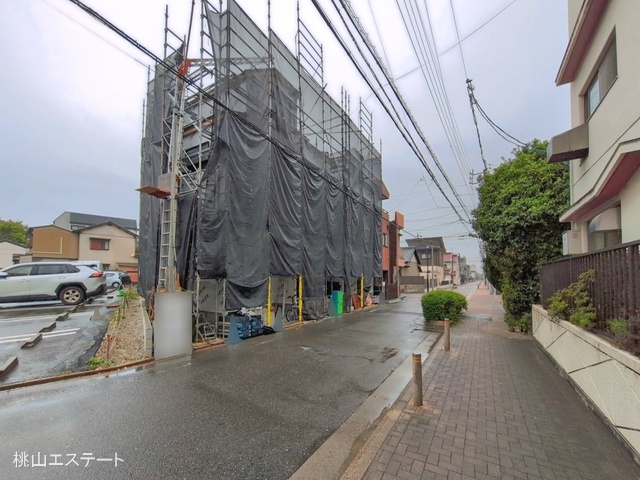 愛知県名古屋市南区鳥栖1丁目の新築戸建てシート写真 2026年4月14日撮影