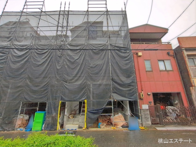 愛知県名古屋市南区鳥栖1丁目の新築戸建てシート写真 2026年4月14日撮影
