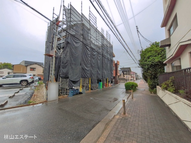 愛知県名古屋市南区鳥栖1丁目の新築戸建てシート写真 2026年4月14日撮影