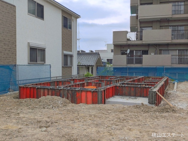 愛知県名古屋市名東区猪子石2丁目の新築戸建て基礎写真 2026年4月14日撮影