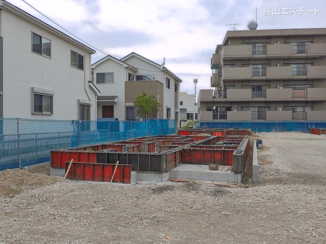 愛知県名古屋市名東区猪子石２丁目の新築戸建て基礎写真 2026年4月14日撮影