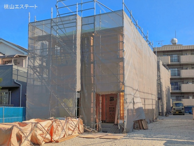 愛知県名古屋市名東区猪子石2丁目の新築戸建て上棟写真 2026年5月18日撮影