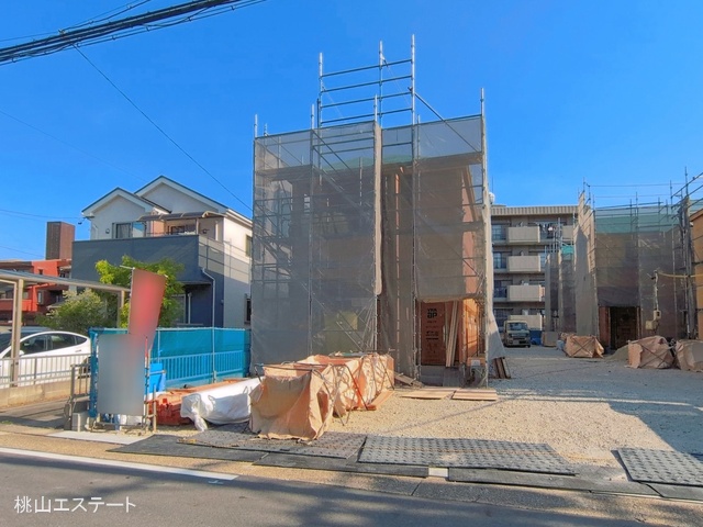 愛知県名古屋市名東区猪子石2丁目の新築戸建て上棟写真 2026年5月18日撮影