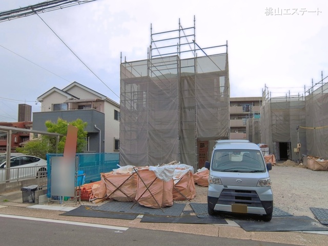 愛知県名古屋市名東区猪子石2丁目の新築戸建てシート写真 2026年5月27日撮影