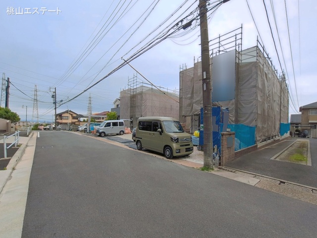 愛知県名古屋市名東区猪子石2丁目の新築戸建てシート写真 2026年5月27日撮影