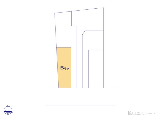 愛知県名古屋市名東区猪子石２丁目の新築戸建て全体区画図 ※図面と異なる場合は現況を優先