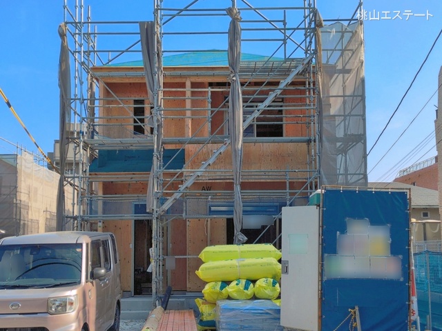 愛知県名古屋市名東区猪子石2丁目の新築戸建て上棟写真 2026年5月18日撮影