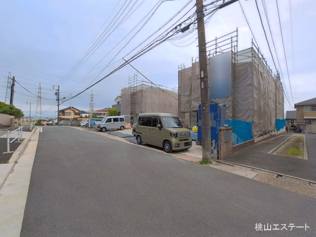 愛知県名古屋市名東区猪子石2丁目の新築戸建てシート写真 2026年5月27日撮影