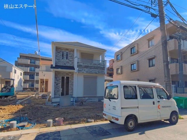 愛知県名古屋市名東区猪子石２丁目の新築戸建て外構写真 2026年7月2日撮影