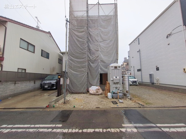 愛知県名古屋市北区大杉町7丁目の新築戸建て上棟写真 2026年2月24日撮影