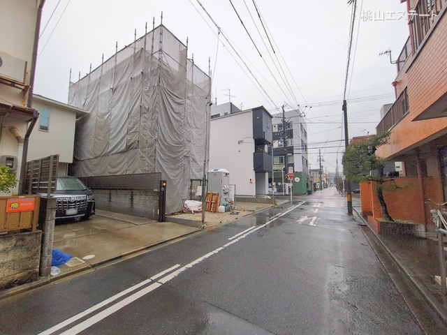愛知県名古屋市北区大杉町7丁目の新築戸建て上棟写真 2026年2月24日撮影