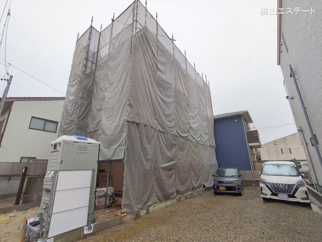 愛知県名古屋市北区大杉町7丁目の新築戸建て上棟写真 2026年2月24日撮影