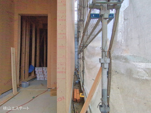 愛知県名古屋市北区大杉町7丁目の新築戸建て上棟写真 2026年2月24日撮影