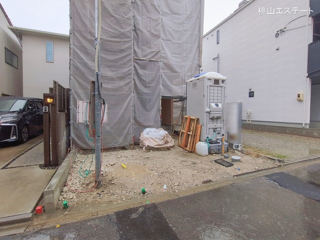 愛知県名古屋市北区大杉町7丁目の新築戸建て上棟写真 2026年2月24日撮影