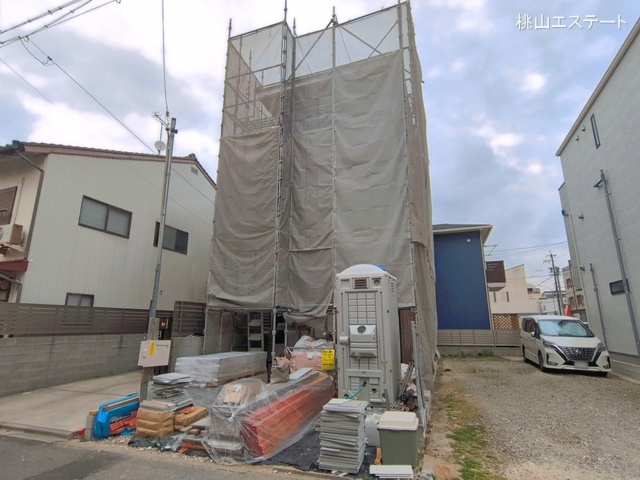 愛知県名古屋市北区大杉町7丁目の新築戸建てシート写真 2026年3月24日撮影
