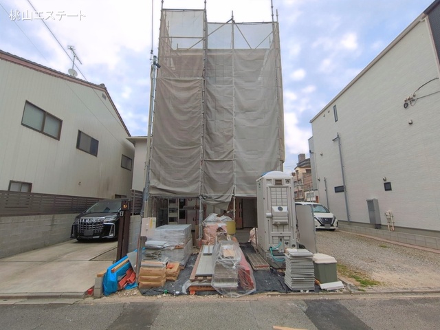 愛知県名古屋市北区大杉町7丁目の新築戸建てシート写真 2026年3月24日撮影