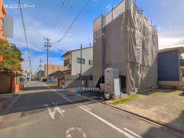 愛知県名古屋市北区大杉町7丁目の新築戸建てシート写真 2026年4月12日撮影