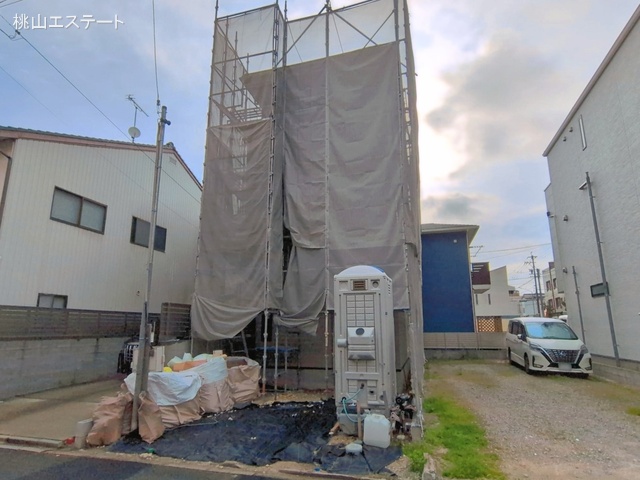 愛知県名古屋市北区大杉町7丁目の新築戸建てシート写真 2026年5月7日撮影