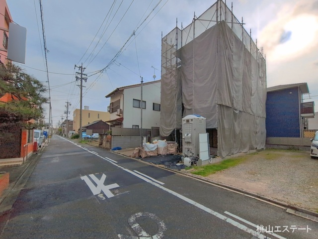 愛知県名古屋市北区大杉町7丁目の新築戸建てシート写真 2026年5月7日撮影